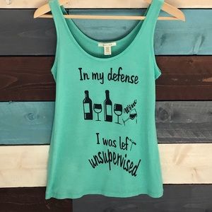 Fun Teal Tank Top